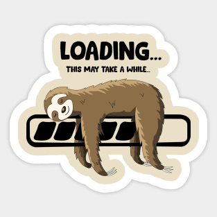 Energy and sloth Sticker